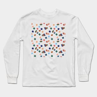 Christmas Gifts Pattern Design Long Sleeve T-Shirt